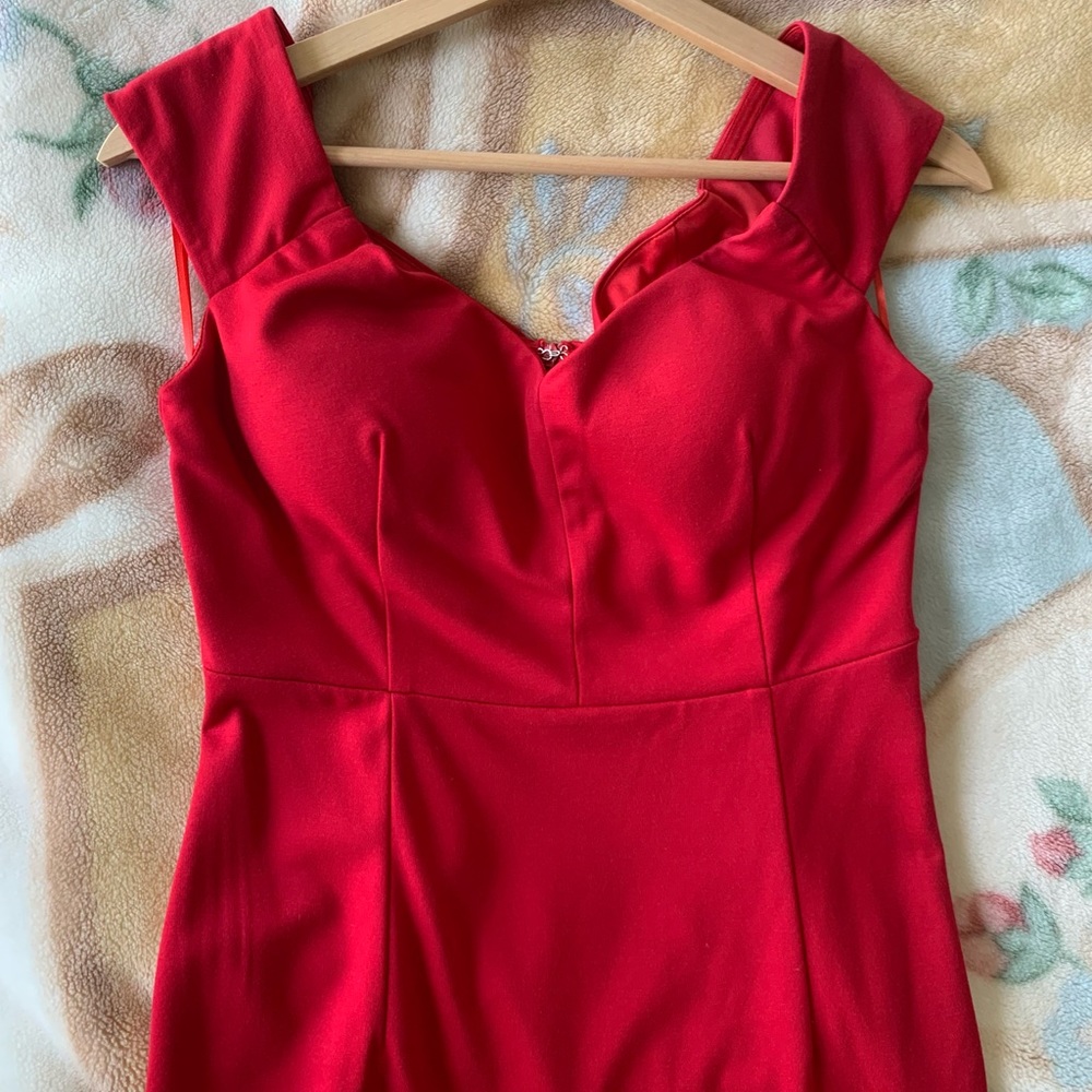 Dark Red Gown